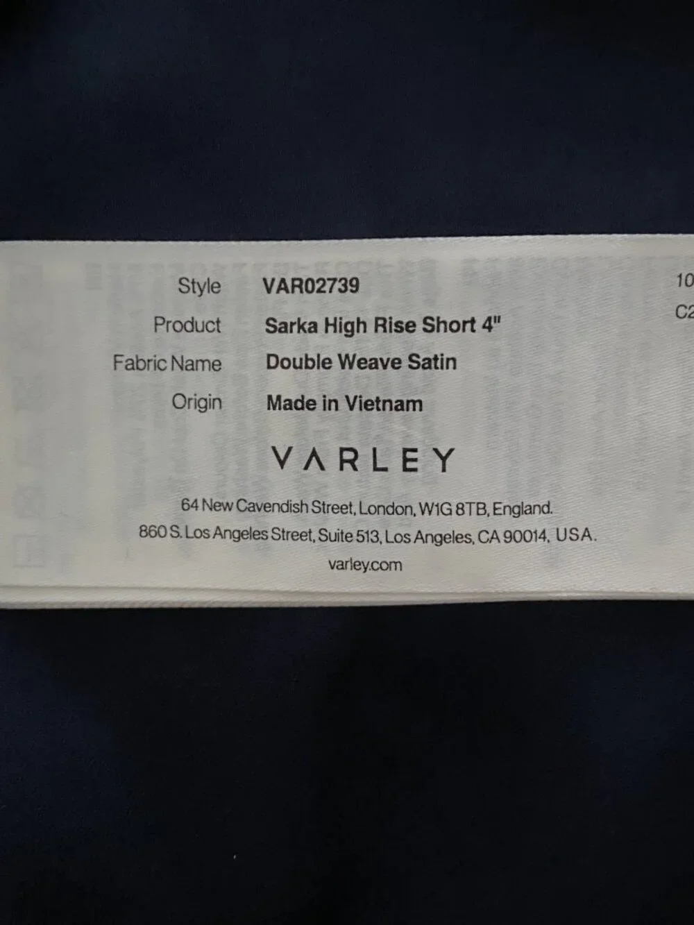 Varley Sarka High-Rise Short 4" NWOT - Picture 10 of 10